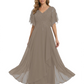 Bling Sequin Chiffon Mother of the Brides Dresses Wedding Party Gowns For Mom
