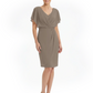 Chic Knee-Length Mother of Bride Formal Dress Slimming Chiffon Styles for Wedding Guest