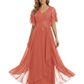 Bling Sequin Chiffon Mother of the Brides Dresses Wedding Party Gowns For Mom