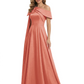 One Shoulder Elegant Mother of the Brides Dresses Mom Outfits Wedding Party