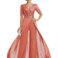 V-Neck Chiffon Mother of the Brides Jumpsuits Dresses Floor Length A-Line Lace