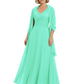 Luxury Formal Mother of Bride Dress Sparkling Sequin Top & Flowy Chiffon Skirt with Shawl