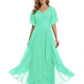 Bling Sequin Chiffon Mother of the Brides Dresses Wedding Party Gowns For Mom