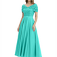 Luxury Formal Dress Sparkling Sequin Top Mother of Bride Dress Silk Satin A-Line Gowns
