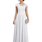 Chic Long A-Line Chiffon Mother of the Brides Dresses Sequin Mom Outfits For Wedding
