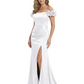 Elegant Mother of the Groom Dresses Mermaid Satin Formal Gown High Slit