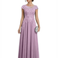 Chic Long A-Line Chiffon Mother of the Brides Dresses Sequin Mom Outfits For Wedding