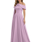 One Shoulder Elegant Mother of the Brides Dresses Mom Outfits Wedding Party