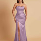 Sexy Soft Satin Mermaid Sweetheart Floor-Length Mermaid Bridesmaid Dresses