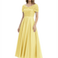 Luxury Formal Dress Sparkling Sequin Top Mother of Bride Dress Silk Satin A-Line Gowns