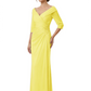 Elegant 3/4 Sleeve Mother of the Brides Dresses Mom Outfits Wedding Satin