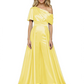 One Shoulder Mother of Bride jumpsuits Formal Gowns Floor Length Detachable Train