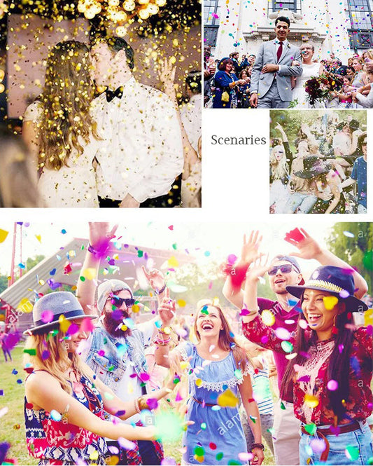 Paper Scraps Push Tube Wedding Push Ceremony Paper Flower Spray Tube Decoration