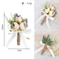 New Style Wedding Boutonniere Groomsmen Brooch