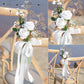 Western-style Outdoor Wedding Chair Back Flower Banquet Chair Decoration Flowers
