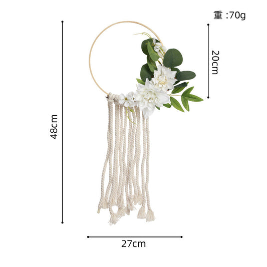 New Sunflower Home Decoration Wreath Wall Hanging Door Decoration Festive Decoration Tassel Wreath