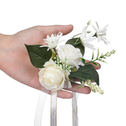 New Wedding Decorations Bridesmaids Groomsmen Brooch