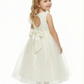 Sleeveless Lace Flower Girl Dress Scoop Neck A-Line Midi Length Soft Tulle Wedding Outfit