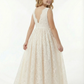 Elegant  Lace Flower Girl Dress with Sleeveless Bodice and Flowing A-Line Skirt