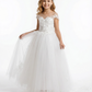 Spaghetti-Straps Princess Flower Dress Birthday Party Dresses