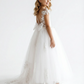 Spaghetti-Straps Princess Flower Dress Birthday Party Dresses