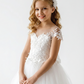 Spaghetti-Straps Princess Flower Dress Birthday Party Dresses