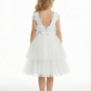 Spaghetti-Straps Princess Dress Flower Girl Dress Birthday Party Dresses