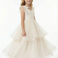 Spuffy Communion Dress For Wedding  Flowers Pageant Dress Evening Gowns
