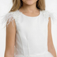 Feather Bow Flower Girl Dress Toddler For Wedding Flowers Pageant Dress Evening Gowns Birthday Party Dresses