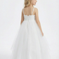 Spaghetti Straps Lace Tulle Princess Dress Flower Girl Dress Birthday Party Dresses