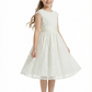 Lace Cap Sleeve Bow Princess Dress Flower Girl Dress Birthday Party Dresses