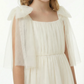 Tie Belt That Forms a Bow Tulle Floor-length Princess Dress Flower Girl Dress Birthday Party Dresses