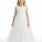 Tulle Sleeveless Lace Floor-length Princess Dress Flower Girl Dress Birthday Party Dresses