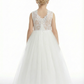 Tulle Sleeveless Lace Floor-length Princess Dress Flower Girl Dress Birthday Party Dresses