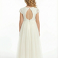 Lace A-line Tulle Cap Sleeve Princess Dress Flower Girl Dress Birthday Party Dresses