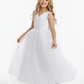 Sweety Beads Sleeveless V-neck Princess Dress Flower Girl Dress Birthday Party Dresses