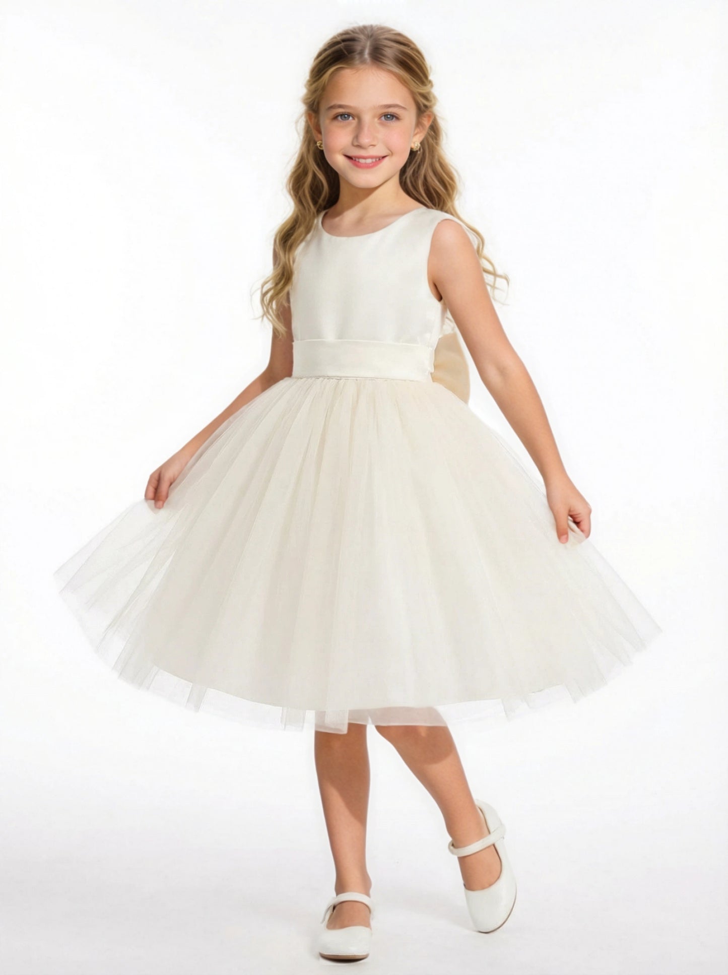 Birthday Party Flower Girl Dress Wedding Flowers Pageant Dress Evening Gowns Cute