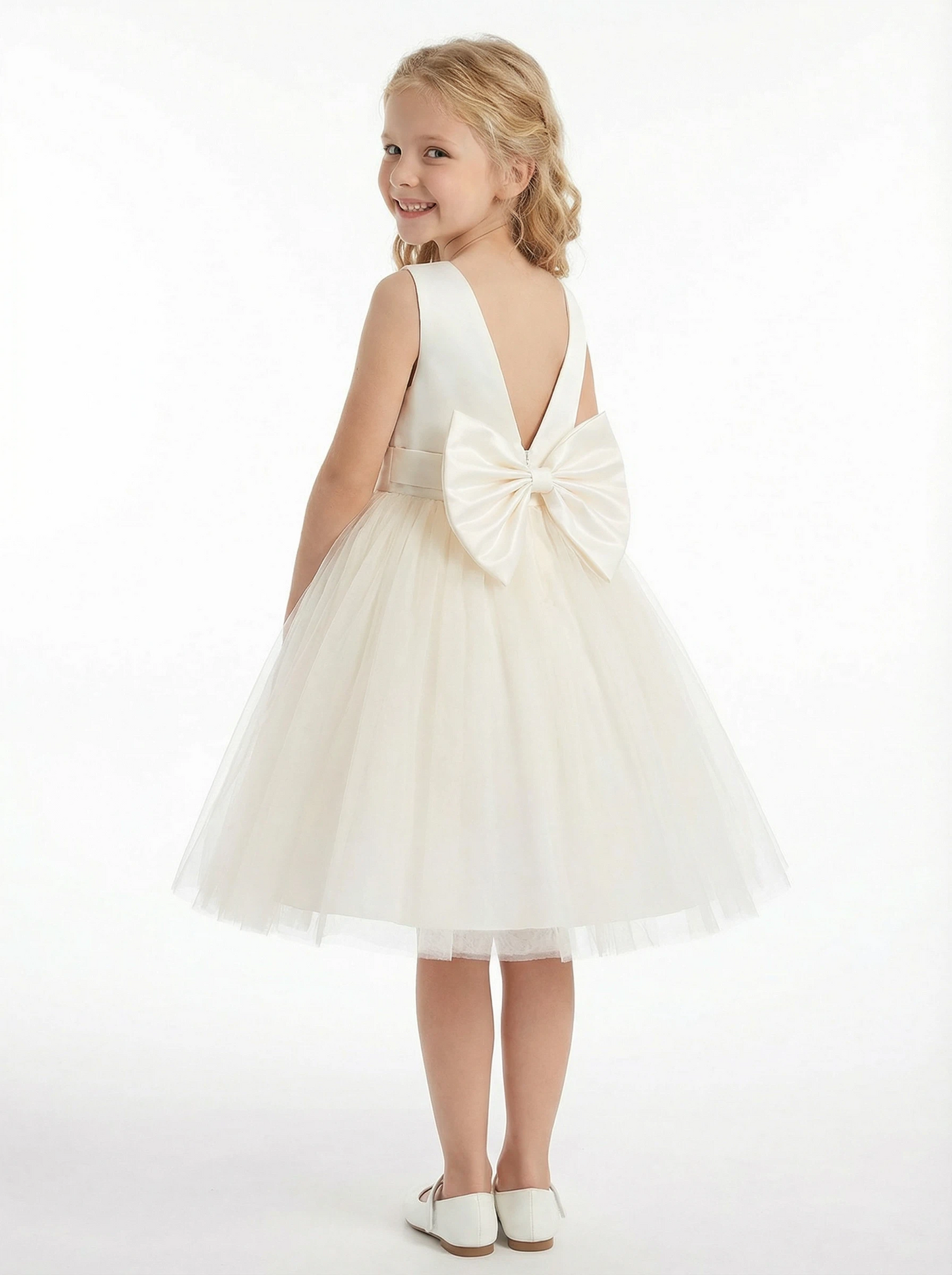 Birthday Party Flower Girl Dress Wedding Flowers Pageant Dress Evening Gowns Cute