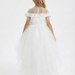 Hi-Low Toddler Bridesmaid Wedding Flowers Pageant Dress Flower Princess Dress Evening