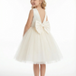 Wedding Flowers Pageant Dress Flower Princess Dress Evening Party Gowns Knee Length