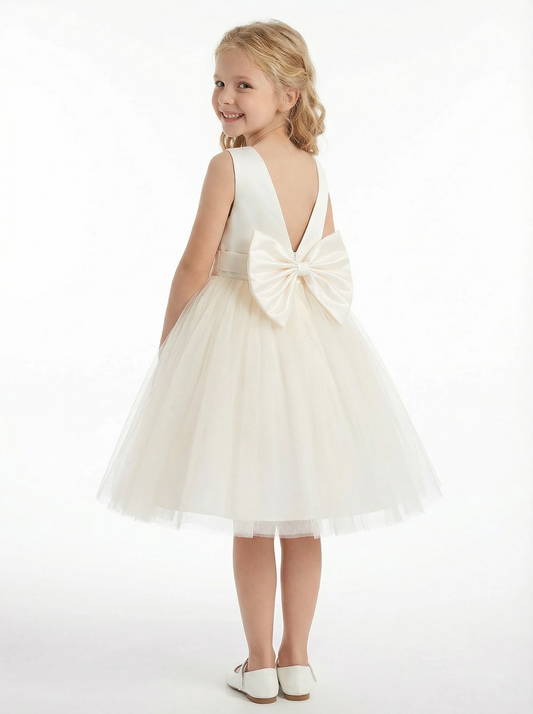 Wedding Flowers Pageant Dress Flower Princess Dress Evening Party Gowns Knee Length