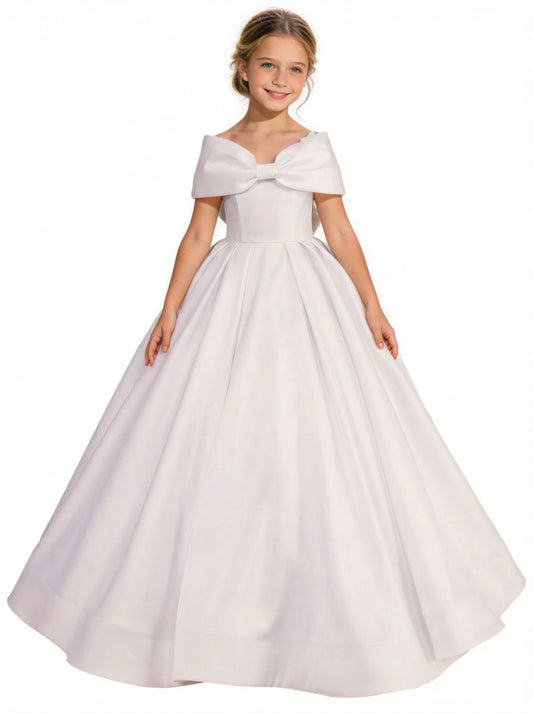 Toddler Bridesmaid Dresses for Children Wedding Flowers Dress Flower Princess Off Shoulder