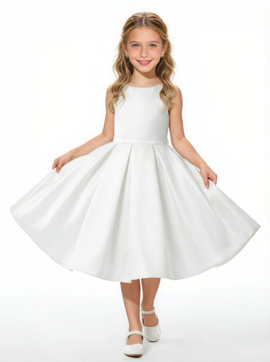 Wedding Flowers Gowns Pageant Dress Flower Princess Dress Princess Baby Girl Satin