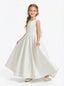 Wedding Flowers Girl Gowns Beaded Pageant Dress Flower Princess Dress Princess
