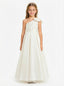 Wedding Flowers Girl Gowns One Shoulder Pageant Dress Flower Princess Dress A-line
