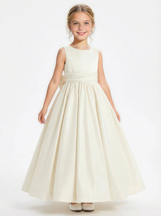 Wedding Flowers Girl Baby Gowns Floor Length Pageant Dress Flower Princess Gowns