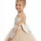Cute Flowery Dress Wedding Flowers Girl Gowns Lace Pageant Dress Flower Princess Dress A-line