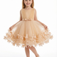 Lovely Wedding Flowers Girl Gowns Boho Pageant Dress Flower Princess Lace Dress