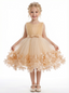 Lace Wedding Flowers Girl Gowns Boho Bow Knot Pageant Dress Flower Princess Dresses