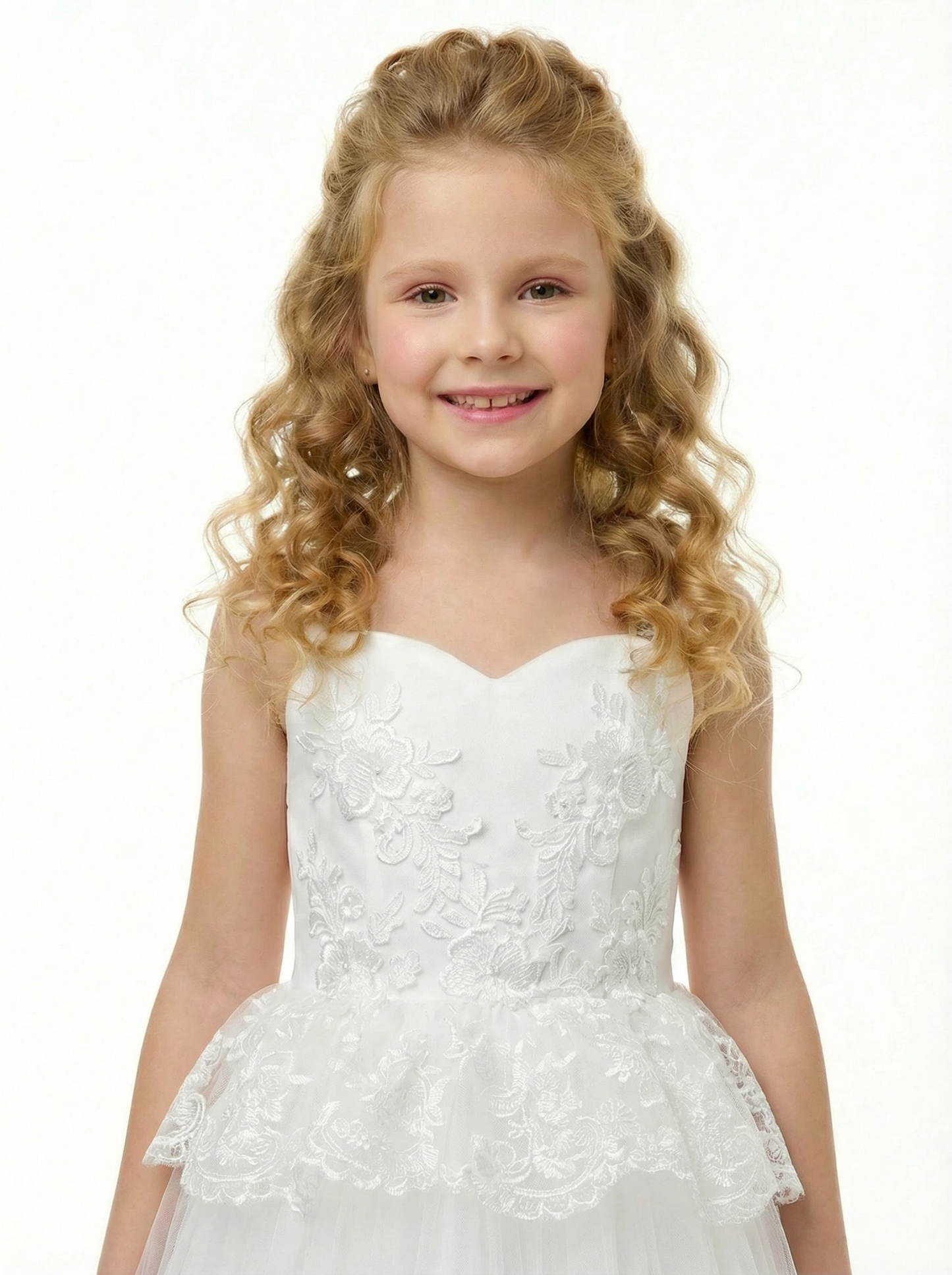 Lace Wedding Flowers Girl Gowns Boho Bridemaid Pageant Dress Flower Princess Dress Gowns